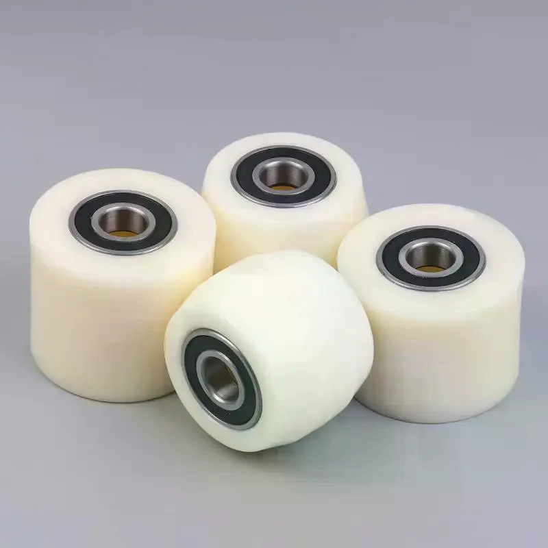 Polyurethane Nylon Wheels Replacement Caster Wheels Fork Wheel Bearing Small Hydraulic Lifting And Handling Wheels