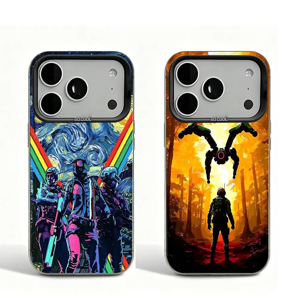 

A-ARC Game R-Raiders Black Matte Phone Case For iPhone 12 11 14 13 17 16 15 Pro Max Large Lens Frame Cover