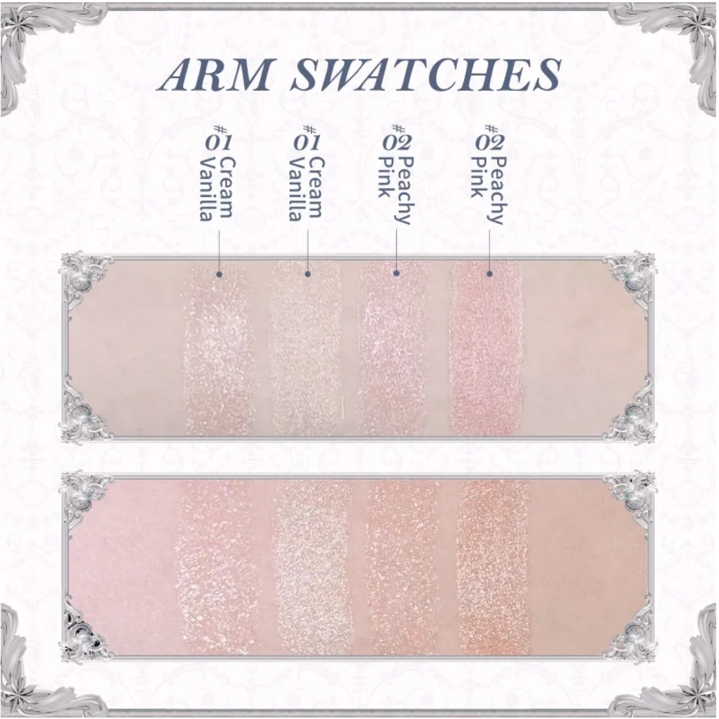 مجموعة فلاور نوز شل جوهرة مزدوجة الأطراف لتسليط الضوء على مستحضرات تجميل عيون الحرباء غير اللامعة #4