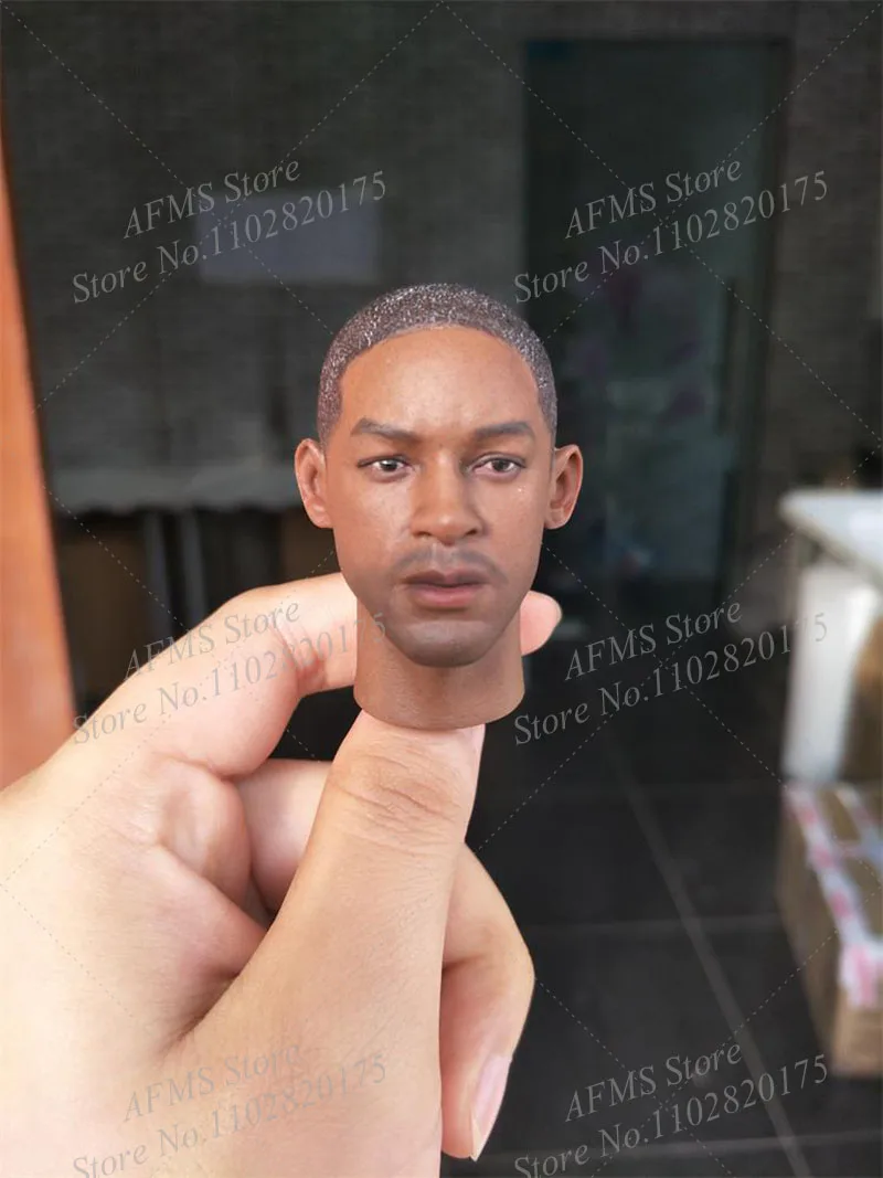 Figura colecionável em escala 1/6, escultura de cabeça will smith, bonecas lendárias, homens em preto, para homens de 12 espaços, corpo de figura de ação de soldado