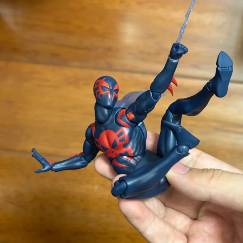 Figurine articulée MAFEX 2099 Spider-Man version BD, modèle décoratif, cadeau de Noël, jouet, collection de périphériques d'anime