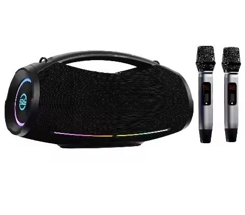 

S1615 200W Portable Outdoor Waterproof Party Karaoke Speaker Wireless Bass Loud Sound Stereo Subwoofer With Microphones