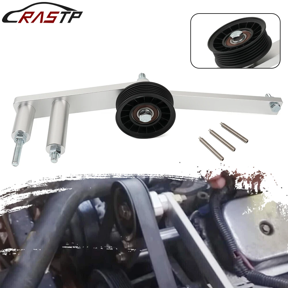 RASTP-Car Off Road Air Pump Kit Pump Pulley Kit Auto Accessories For Chevrolet Corvette 1985-1991 C4 L98 RS-EM1046