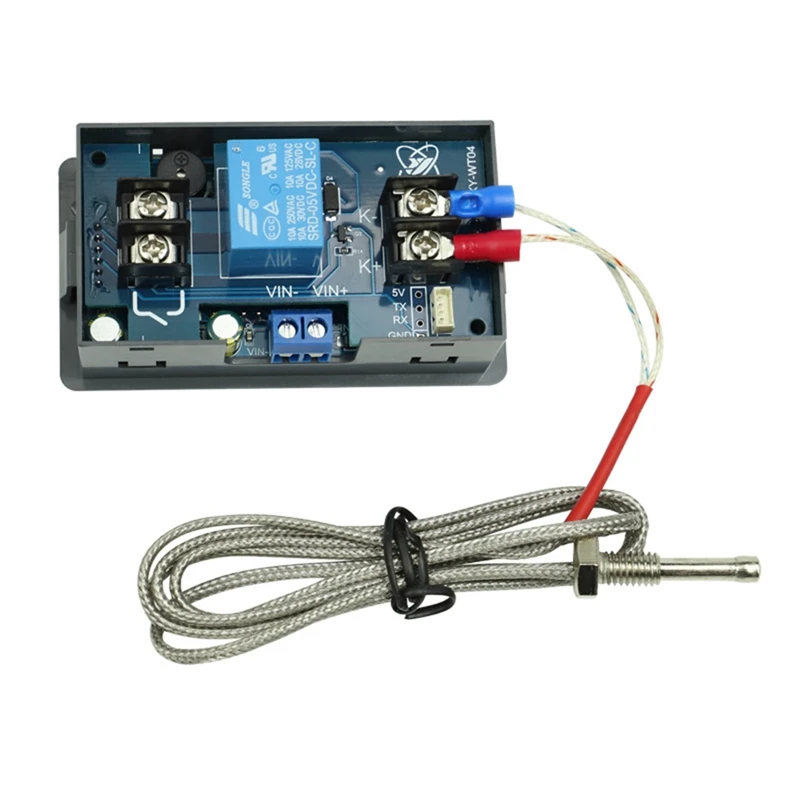 XY-WT04 High Temperature Digital Thermostat K-Type Thermocouple High Temperature Controller -99-999 Degrees