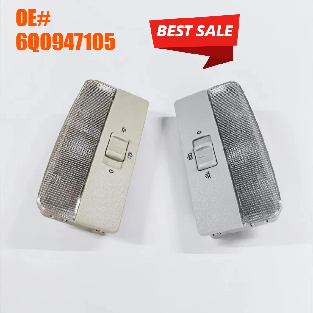 

Interior Reading Light Switch for VW Polo 9N 4 Up Gol T5 Caddy Jetta 6 Skoda Octavia 2 Fabia Rapid Seat Ibiza MK4 6Q0947105