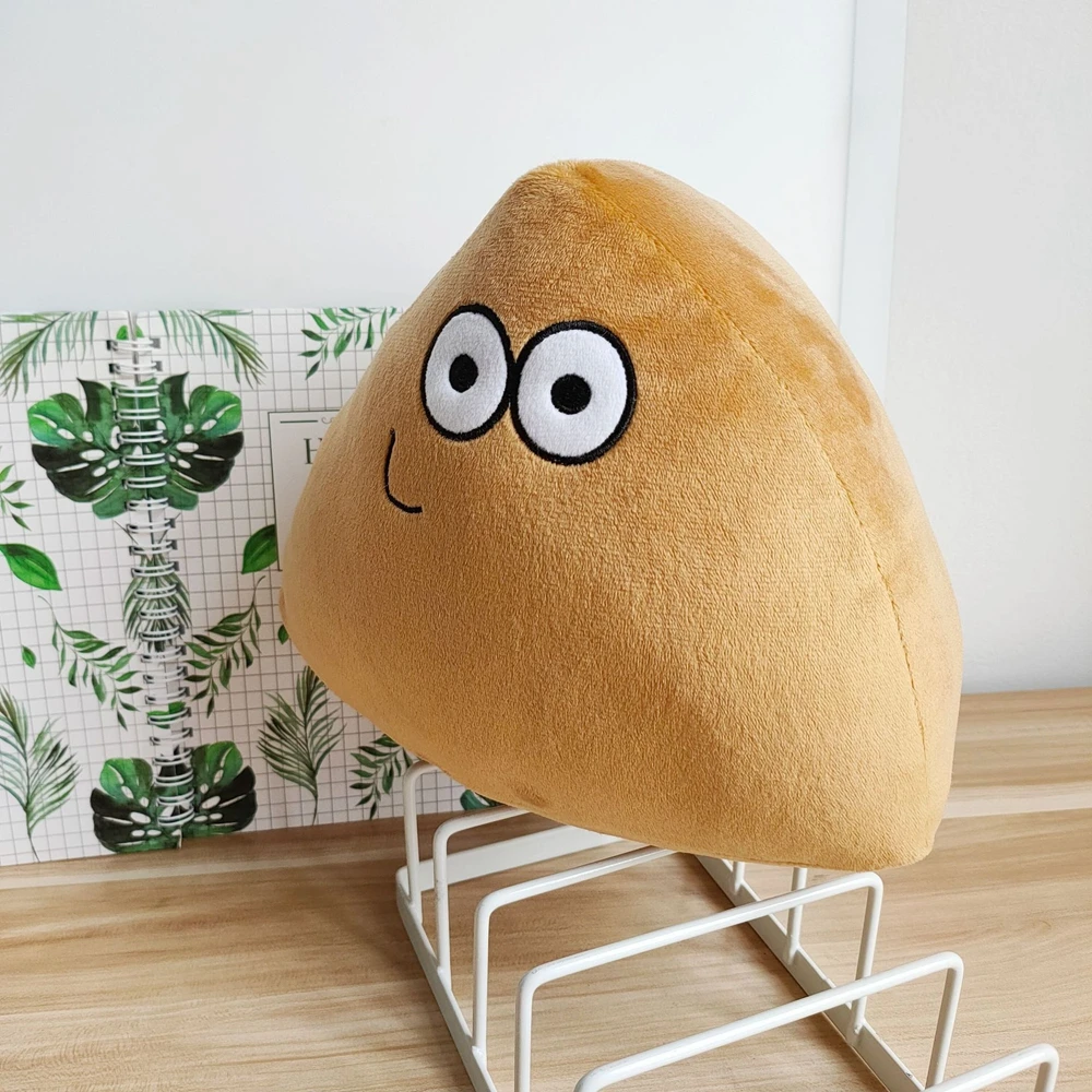 My Pet Alien Pou Plush Cute Peripheral Triangle Square Brown Smiley Face Cute New Doll For Children Birthday Gifts Christmas