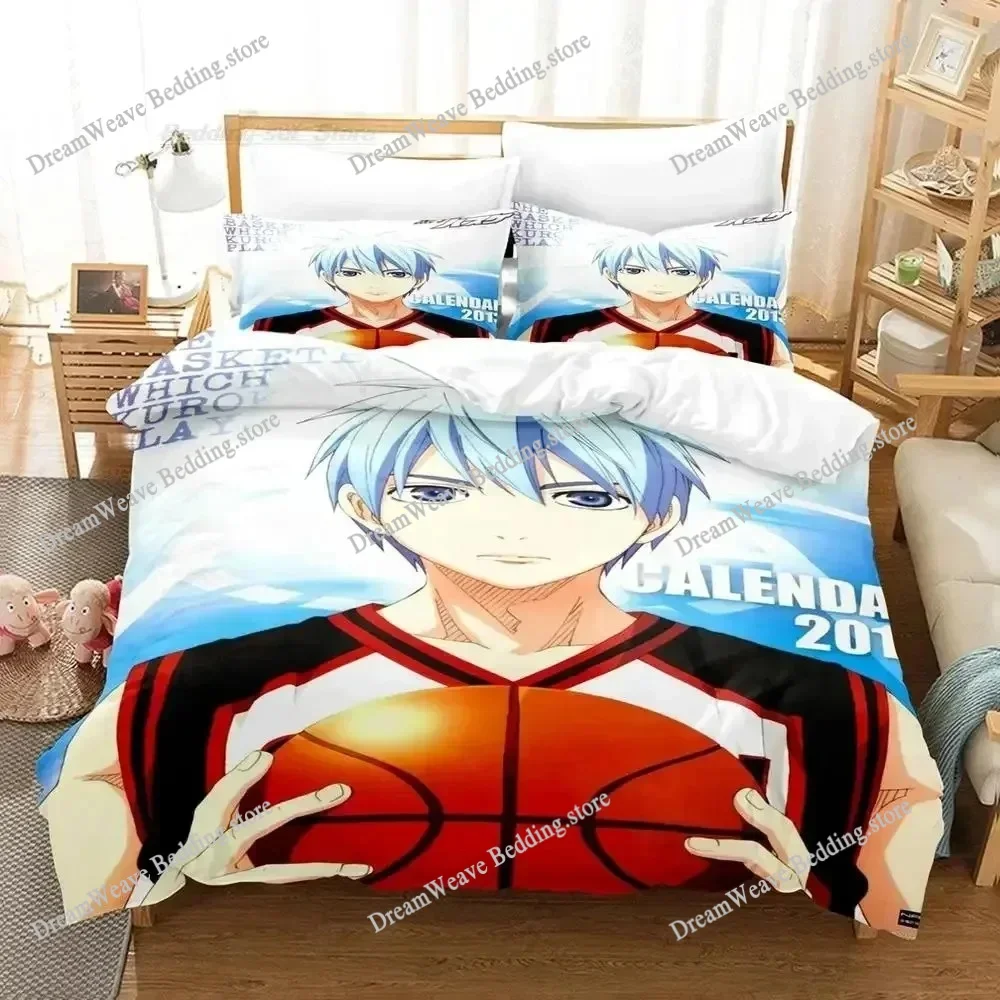 

Cartoon Kuroko's Basketball Bedding Set Single Twin Full Queen King Size Bed Set Adult Kid Bedroom Duvet Cover Sets Luxury Gift