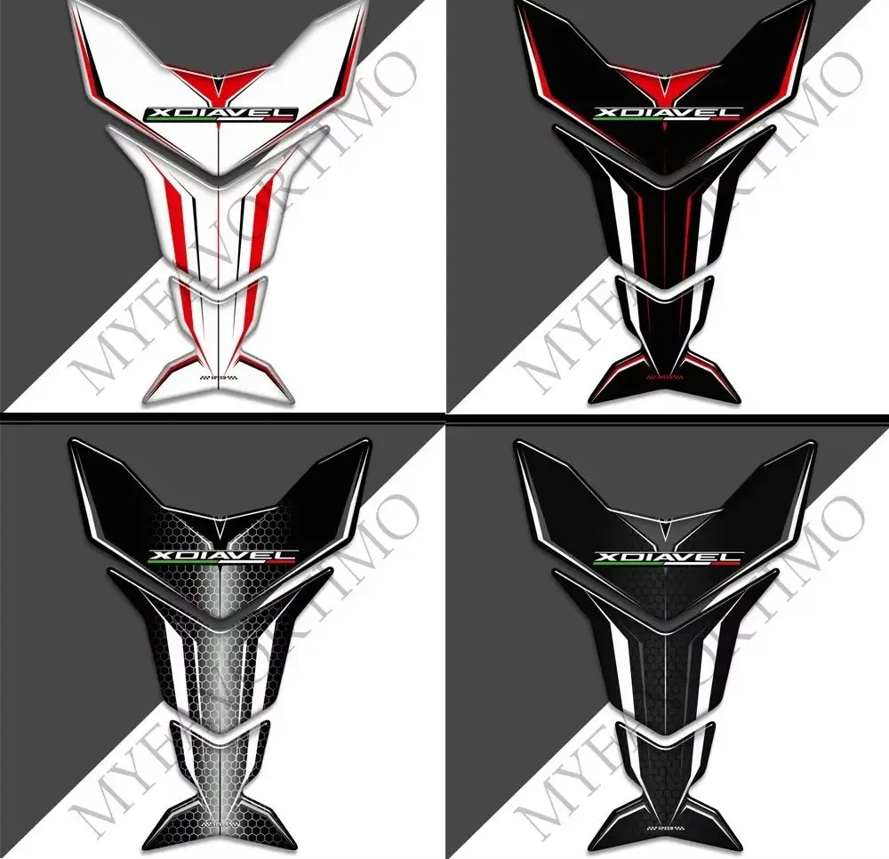 

Для Ducati XDiavel S X Diavel 2015-2021 защитные 3D клейкие наклейки наклейки комплект газа и мазута наколенник