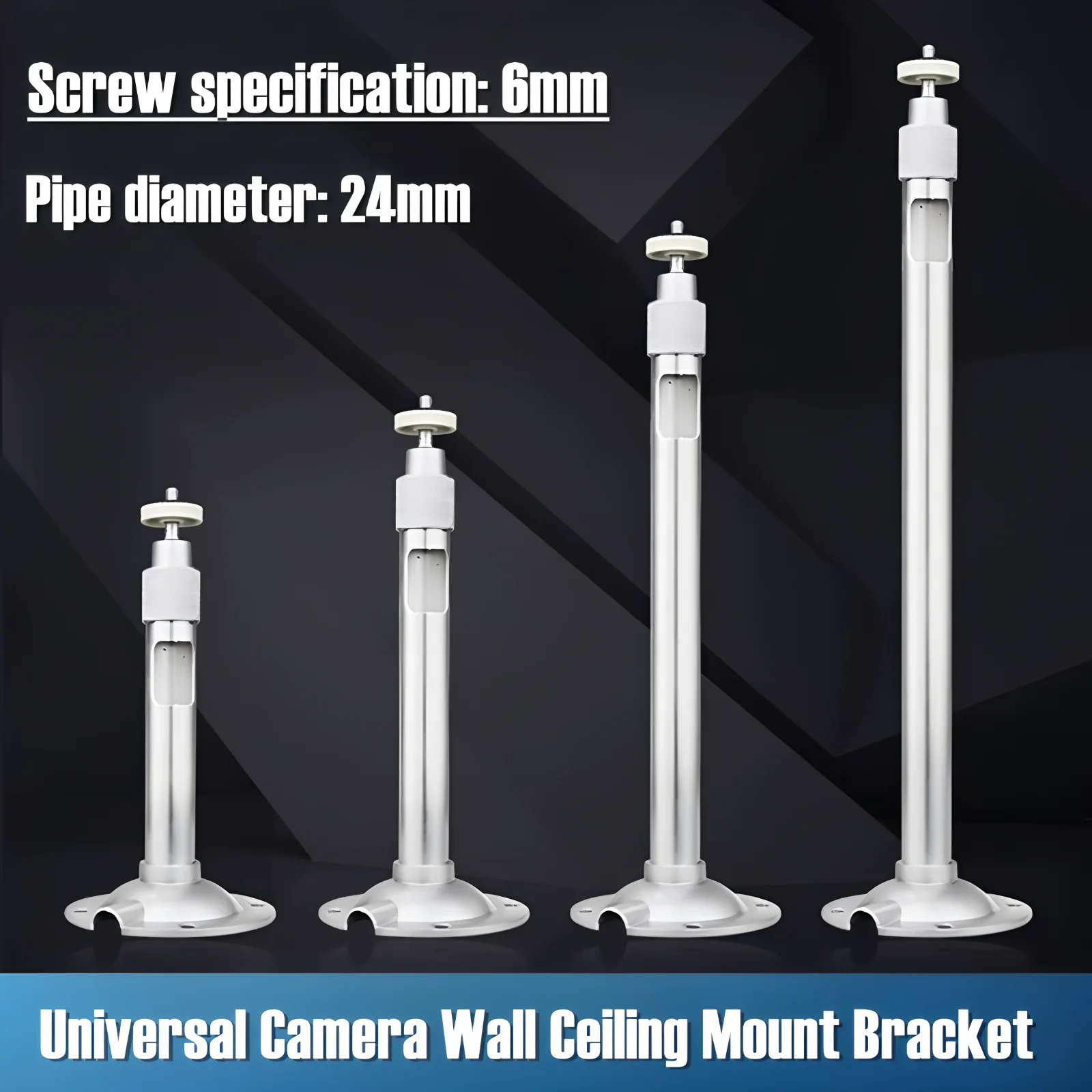 New Projector Stand Adjustable 360 Degree Ceiling Bracket Wall Mount Security Camera Holder Stand For Mini Projetor/CCTV Camera