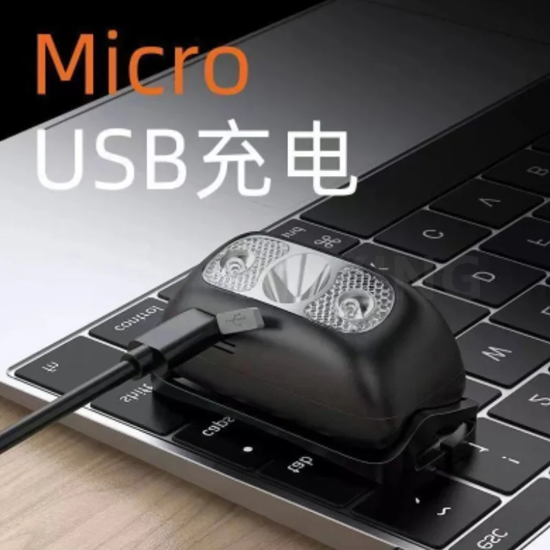 Mini LED Headlamp 6000LM With Body Motion Sensor USB Rechargeable Headlight white+red Mode Camping Flashlight Head Light Lamp