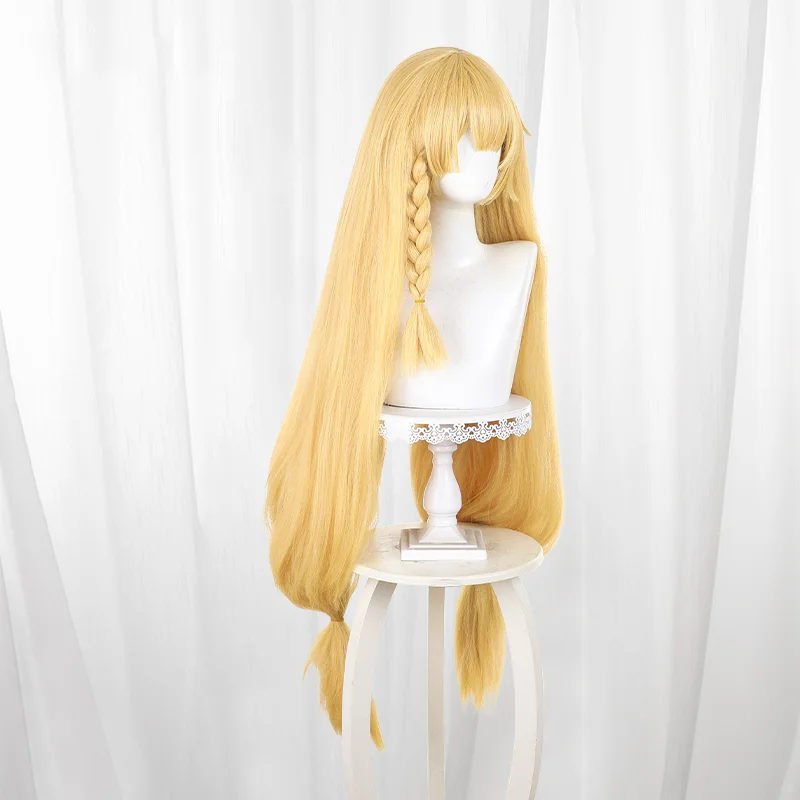 Game Duet Night Abyss Truffle and Filbert Cosplay Wig Blonde Braid Style Anime Character Hair For Comicon Party Adult Women Men