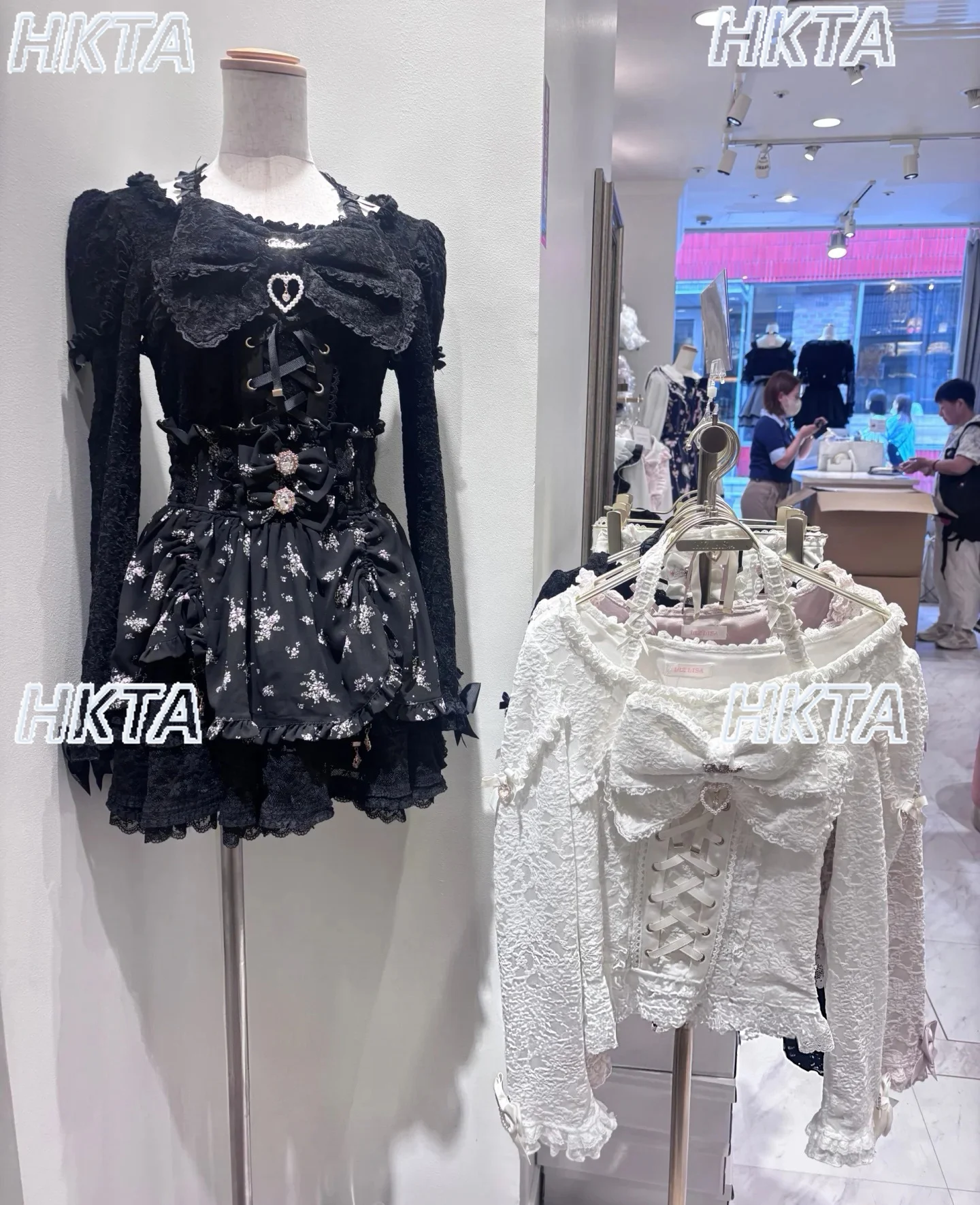 Japanese Autumn New Mass-Produced Lace Sweet Bow Lace Slim Fit Base Shirt Women Girls Fairy Elastic Slim Fit Liz Blouse Top