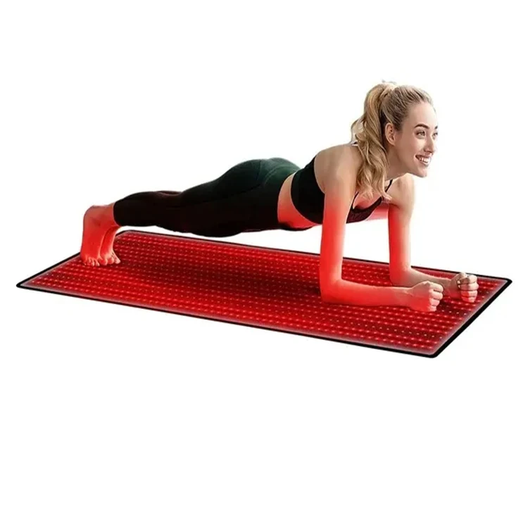 

160*59cm Red Light Therapy Mat 945pcs Beads 660nm 850nm Infrared Light Therapy Blanket Near Infrared 660nm 850nm Full Body Pad
