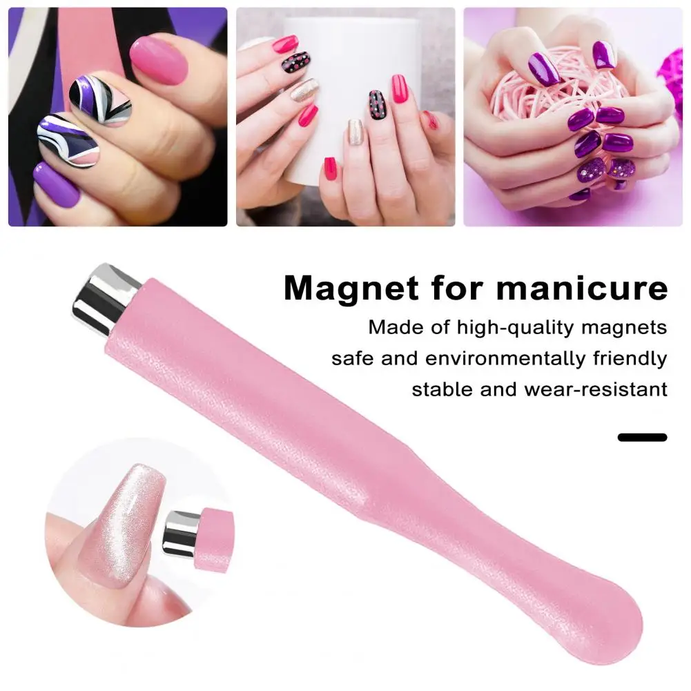 Magnetic Cylindrical Stick UV Gel Polish Varnish Nails Art Decor French Multi-Function Magnet Pen Manicure Tool Strong