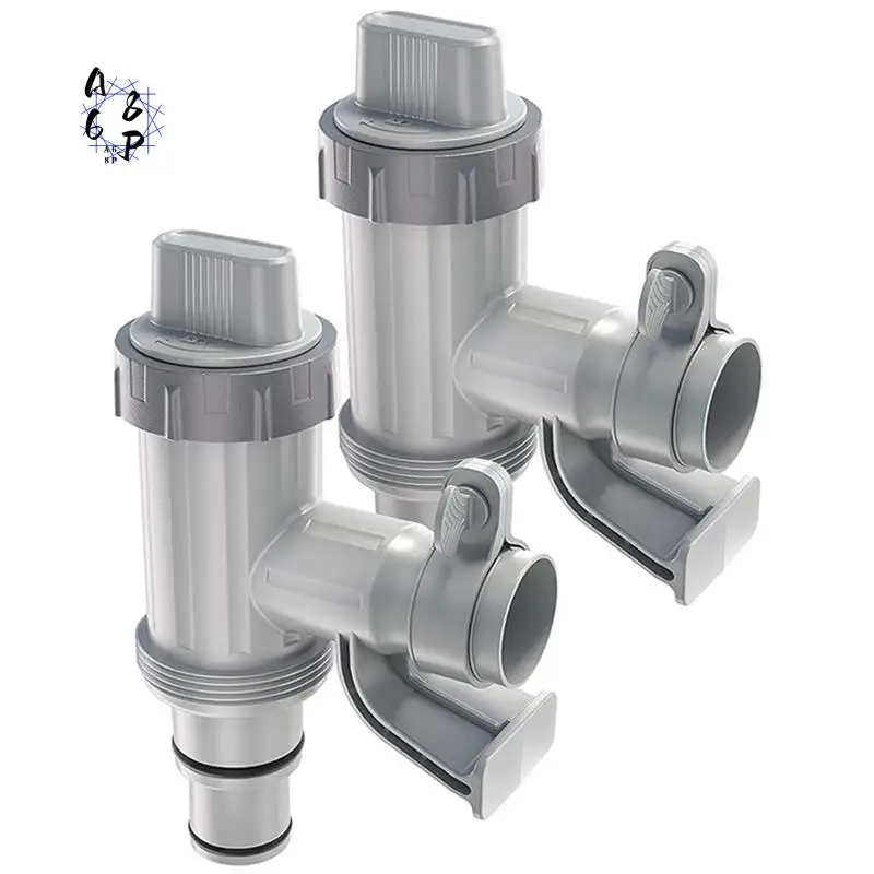 

A68P-Pool Hose Adapter, Swimming Pool Replacement Parts Pool Hose Bracket And Plunger Valve For Above Ground Swimming Pool