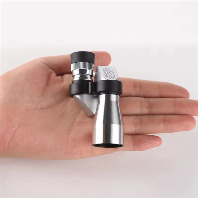 Y23A-4 قطعة 8X20 تلسكوب زاوية منخفضة الإضاءة للرؤية الليلية جيب في الهواء الطلق تلسكوب محمول أحادي العين