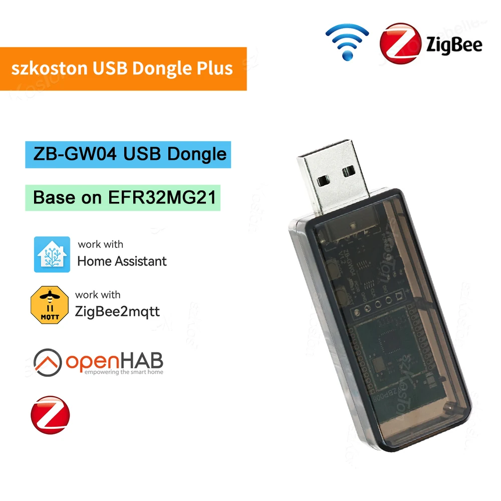 Zigbee 3.0 Dongle USB basato su Silicon Labs EFR32MG21 Universal Zigbee Gateway ZB-GW04 supporto adattatore ZHA zigbe2mqtt openHAB