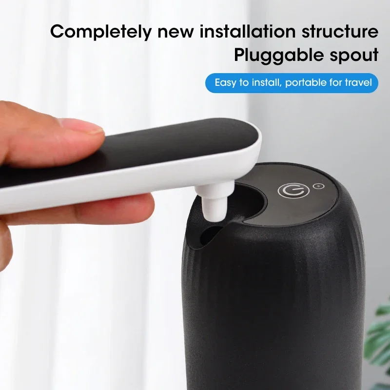 Насос для бутылки с водой, диспенсер для воды, зарядка через USB, автоматический насос для бутылки с водой, водяной насос, переключатель с одной кнопкой диспенсера для воды