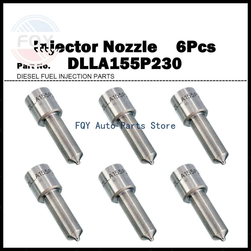 6X Inyectores Diésel de Alta Calidad DLLA155P230 para SCANIA 112 113 10.6D 0432131846