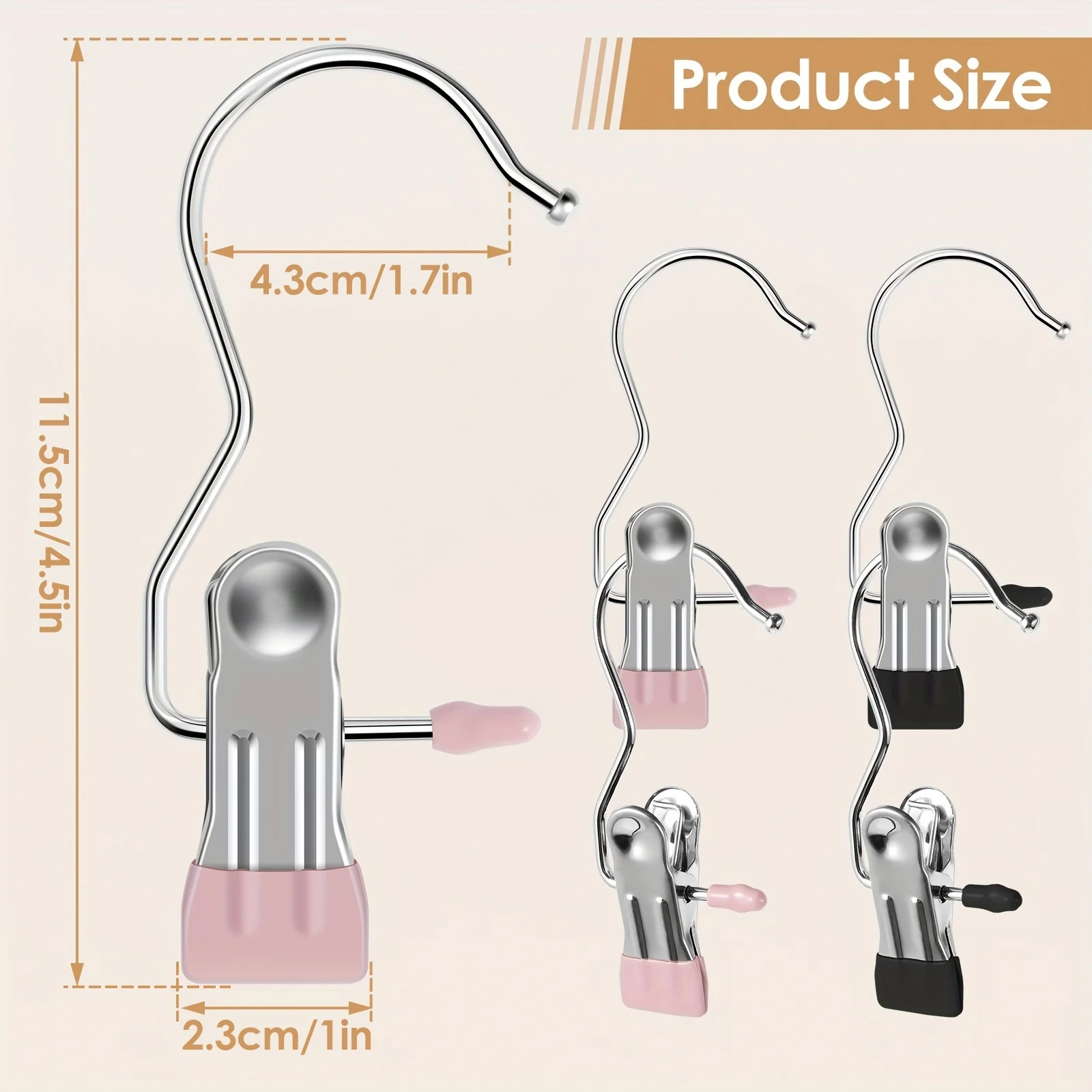 Pant Hangers with Clips Leggings Hangers for Closet Shorts Hangers with Clips Clothes Hangers with Clips Skirt Hangers for Women
