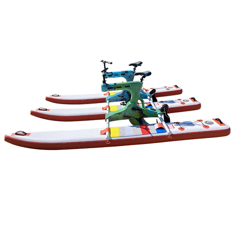 

Water bike, three-person water inflatable bike, scenic boat sightseeing pedal leisure boat