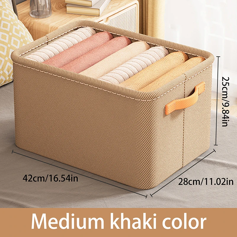 Clothes Organizer Non-Woven Wardrobe Clothes Storage Box For Underwear T-Shirt Jeans Storage Basket Cabinet Sundries Organizer