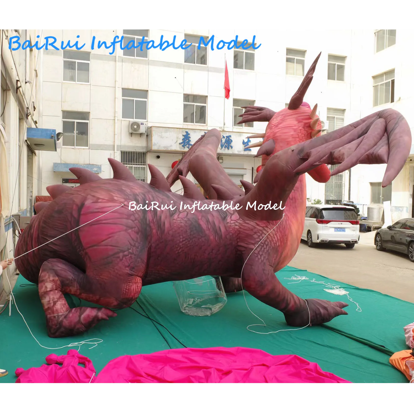 Giant Inflatable Dinosaur Air Blow Lifelike Dino Outdoor Decoration Props for Concert Stage Nightclub Event Advertising