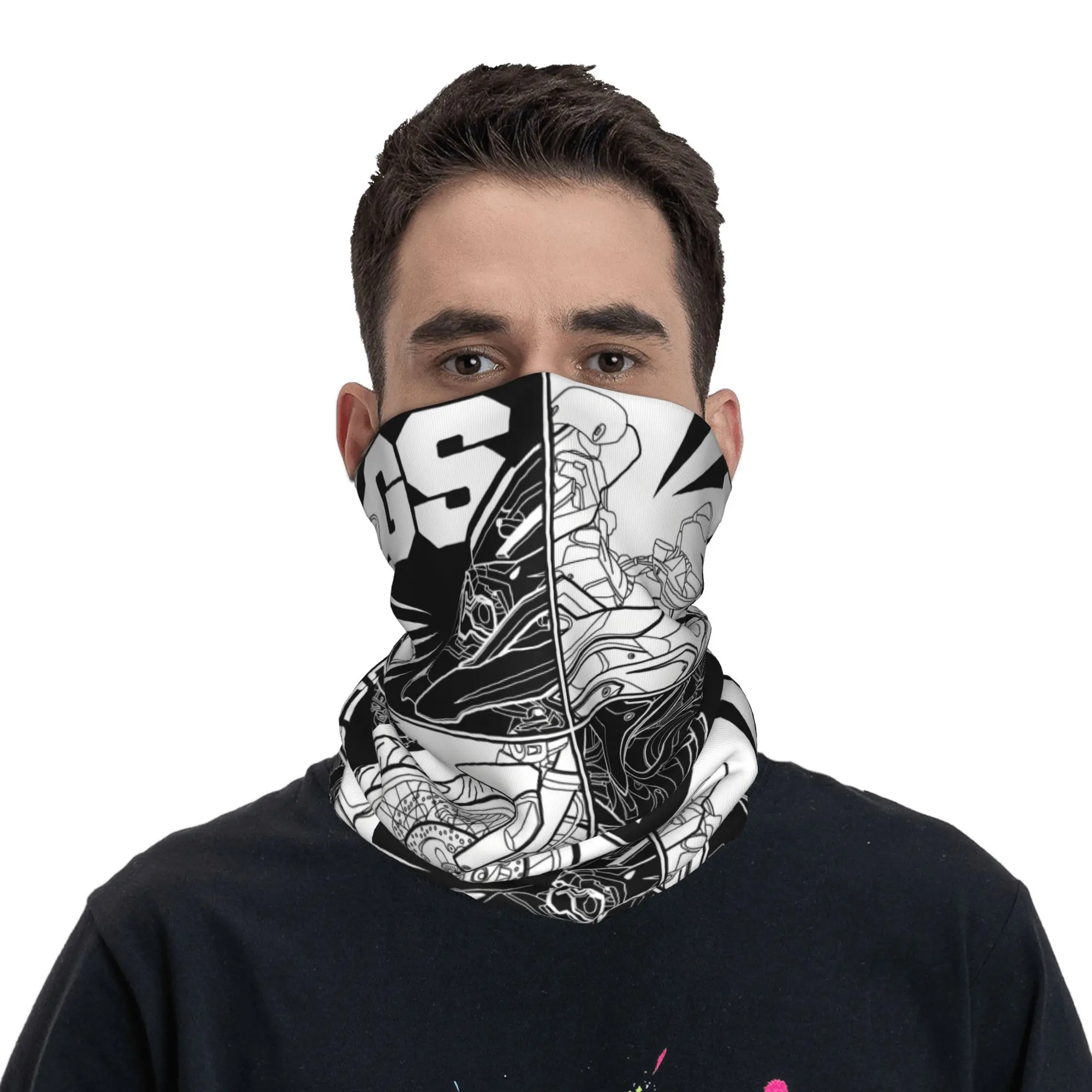 Sciarpa bandana calda invernale con protezione UV per donna e uomo personalizzata GS Adventure per l'escursionismo