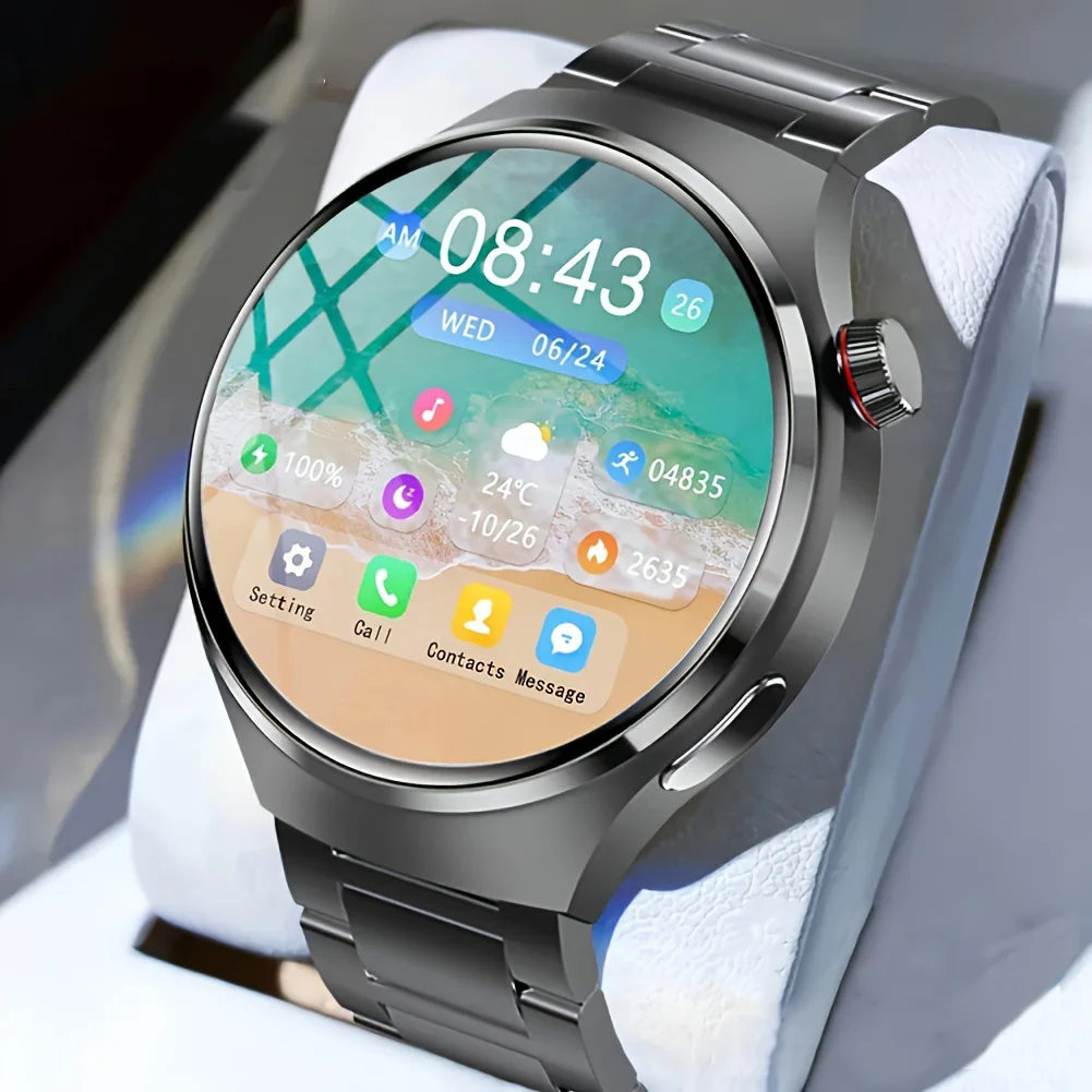 

KESHUYOU 2025 Новые Смарт-часы 1,52-дюймовый HD сенсорный экран Bluetooth Голосовой вызов Монитор сердечного ритма Смарт-часы для Android IOS