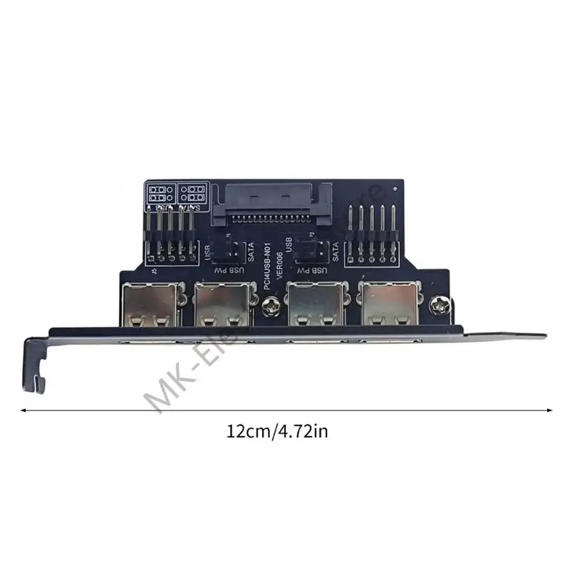 R2LF -Desktop -Computer 9Pin USB2.0 Schnittstellen -Adapterhalterung für mehrere Motherboards und Systeme