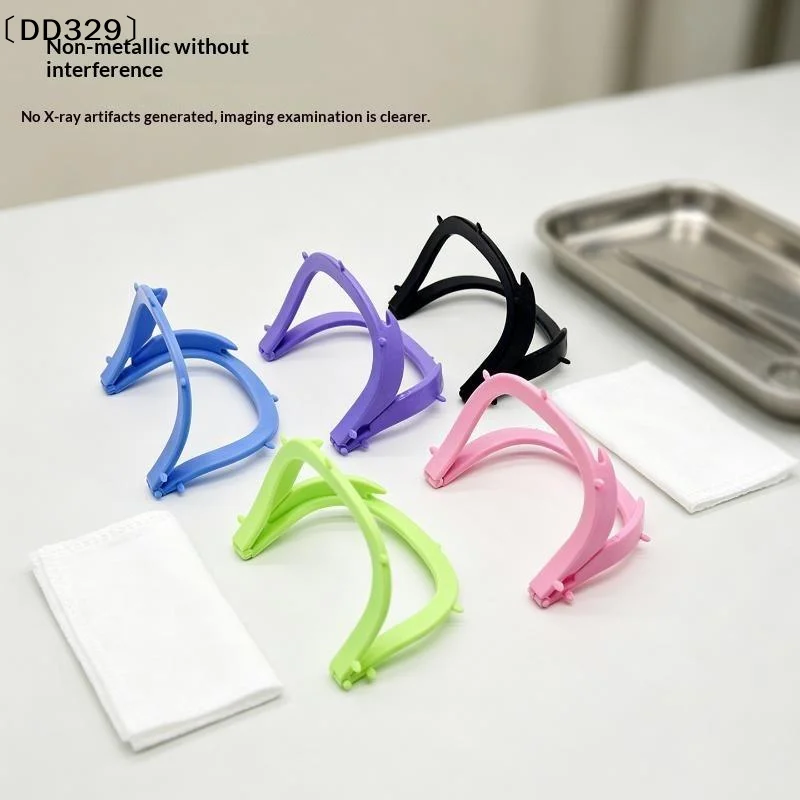 1Pc Dental Foldable Frame Plastic Rubber Dam Sheets Bracket For Dental Operation 134℃ Oral Barrier Tools Dentistry 〔DD329〕