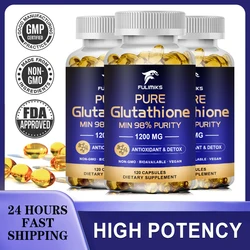 Liposomal Glutathione Capsules -1200mg Active Reduced Form Glutathione - Antioxidant, Detox & Cleanse, Immune Health Support