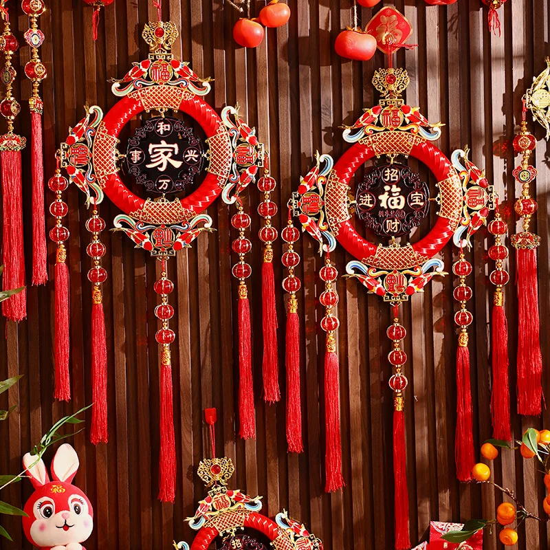 

Chinese Knot Red New Year Hanging Home Decoration Chinese Housewarming Chinese Wedding Party Decoration