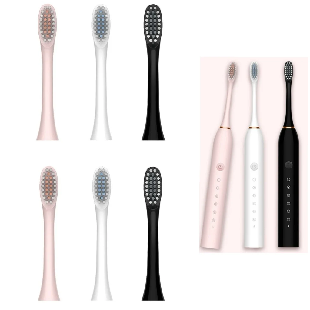 Replacement Toothbrush Heads For X.Q.M.Q X-3 X-2 Sonic Electric Toothbrush Soft DuPont Bristle