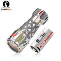 Titanium LEP flashlight Lumintop THOR 1 Gyro 18350 flashlight 1200 meters distance with strobe SOS outdoor searching flashlight