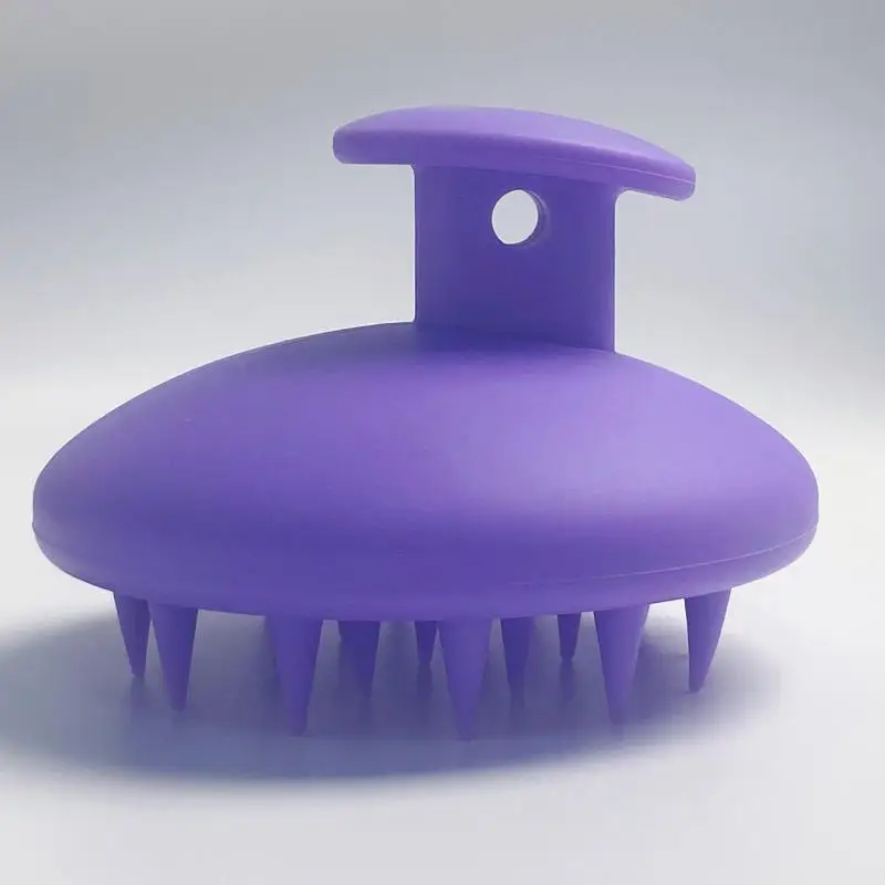 New Soft Silicone Scalp Massager With Flexible Bristles For Home Shower Hair Care Massage Cleansing