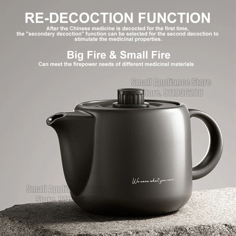 Picture 6: OIDIRE Ceramic Electric Kettle Automatic Chinese Medicine Pot Appointment&Insulation Split Health Pot Soup Herb Cooking Machine