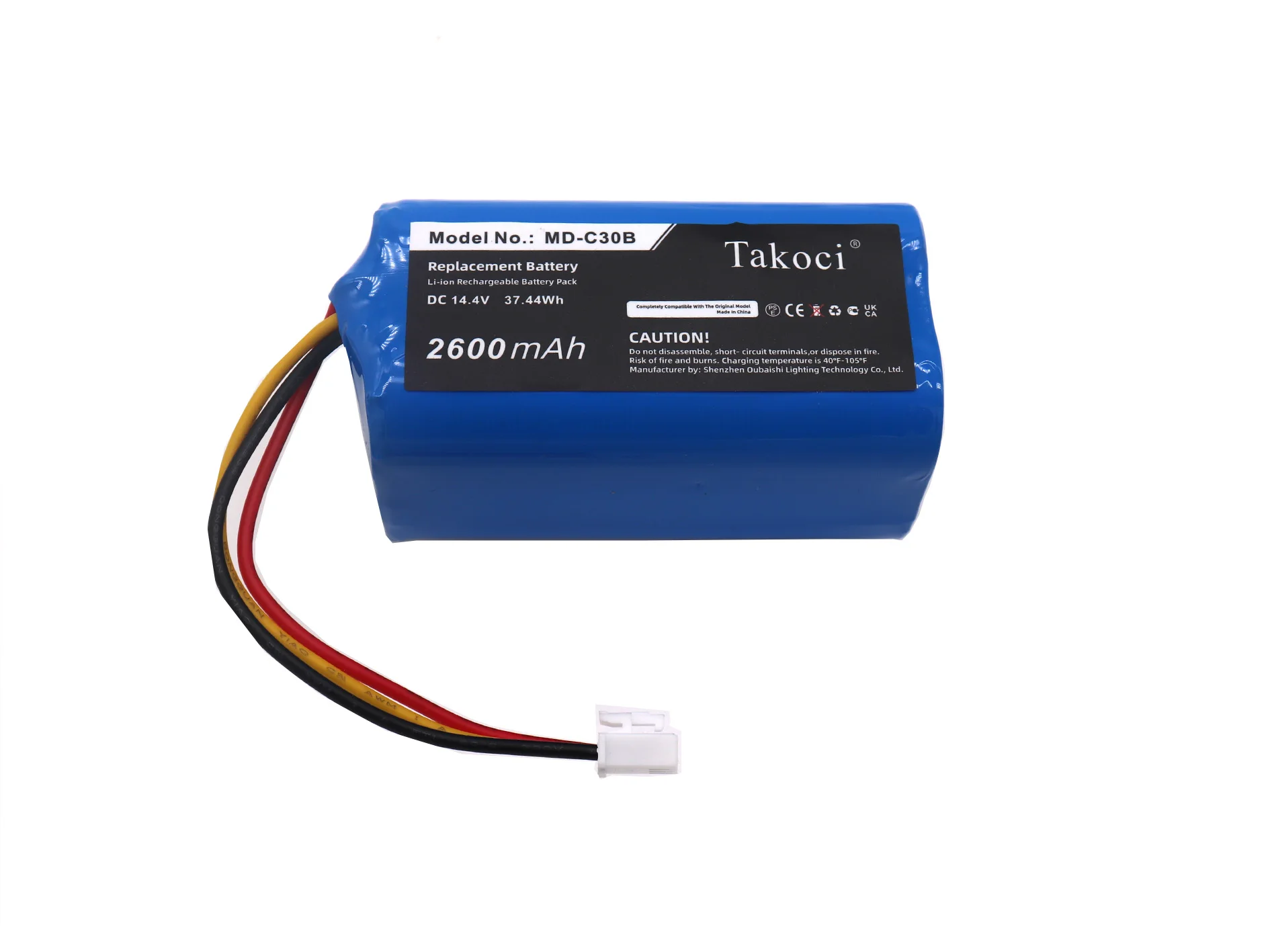 Replacement Battery for Blaupunkt  BlueBot XSMART, BPK-VCBB1XB, BPK-VCBB1XBN, BPK-VCBB1XE, BPK-VCBB1XS, BPK-VCBB1XTE