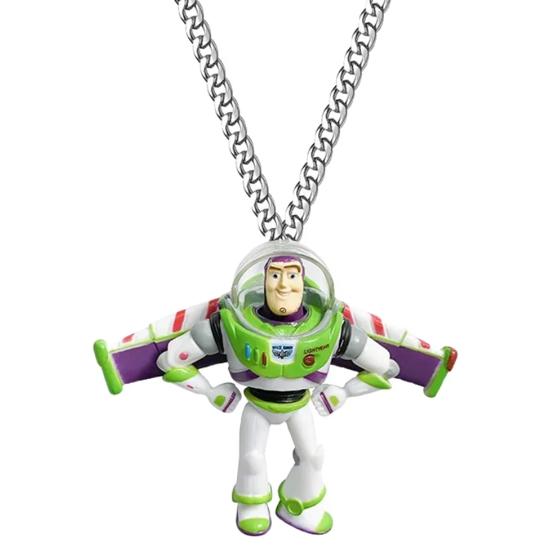 

Miniso Disney Buzz Lightyear Necklace Pendant Jewelry Children and Teenagers Animation Accessories Trendy Brand Versatile Gifts