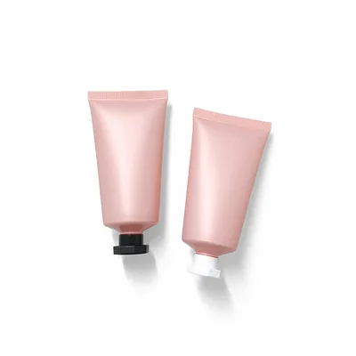 

50g 50ml Soft Tube Lotion Bottle Face Facial Cleanser Gel Cream Container Matte Pearlescent Pink Squeezable Screw Cap