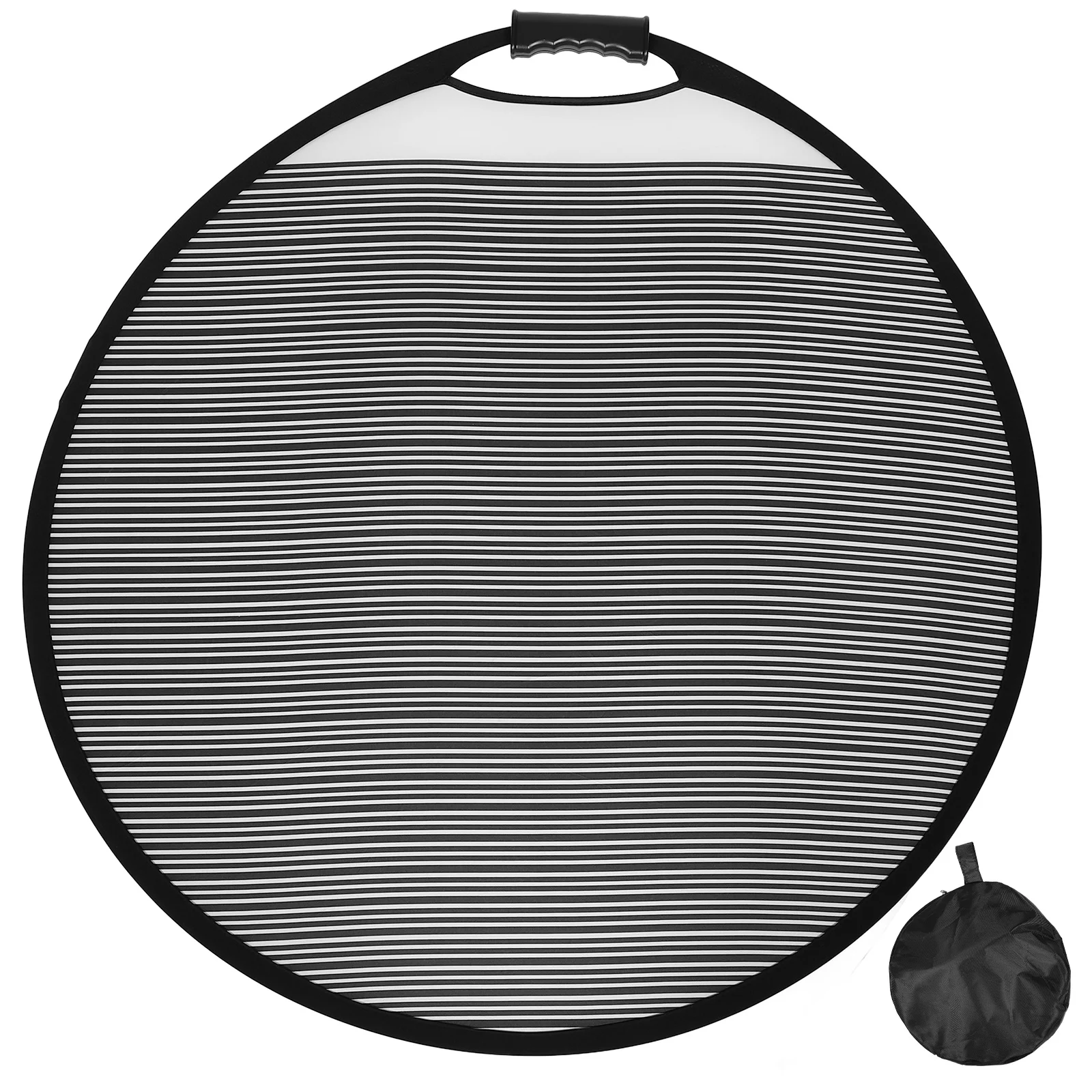 

80Cm Striped Reflector Board Half-Screen Foldable Portable Dent Detection Panel Car Repair Pdr Tool Kit Dent Reflector Board