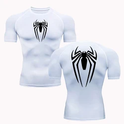 Koszulka męska Męska koszulka sportowa do biegania Męska koszulka kompresyjna Fitness Tops Tee Quick DryTight Training Gym Sport Running Shirts Jersey