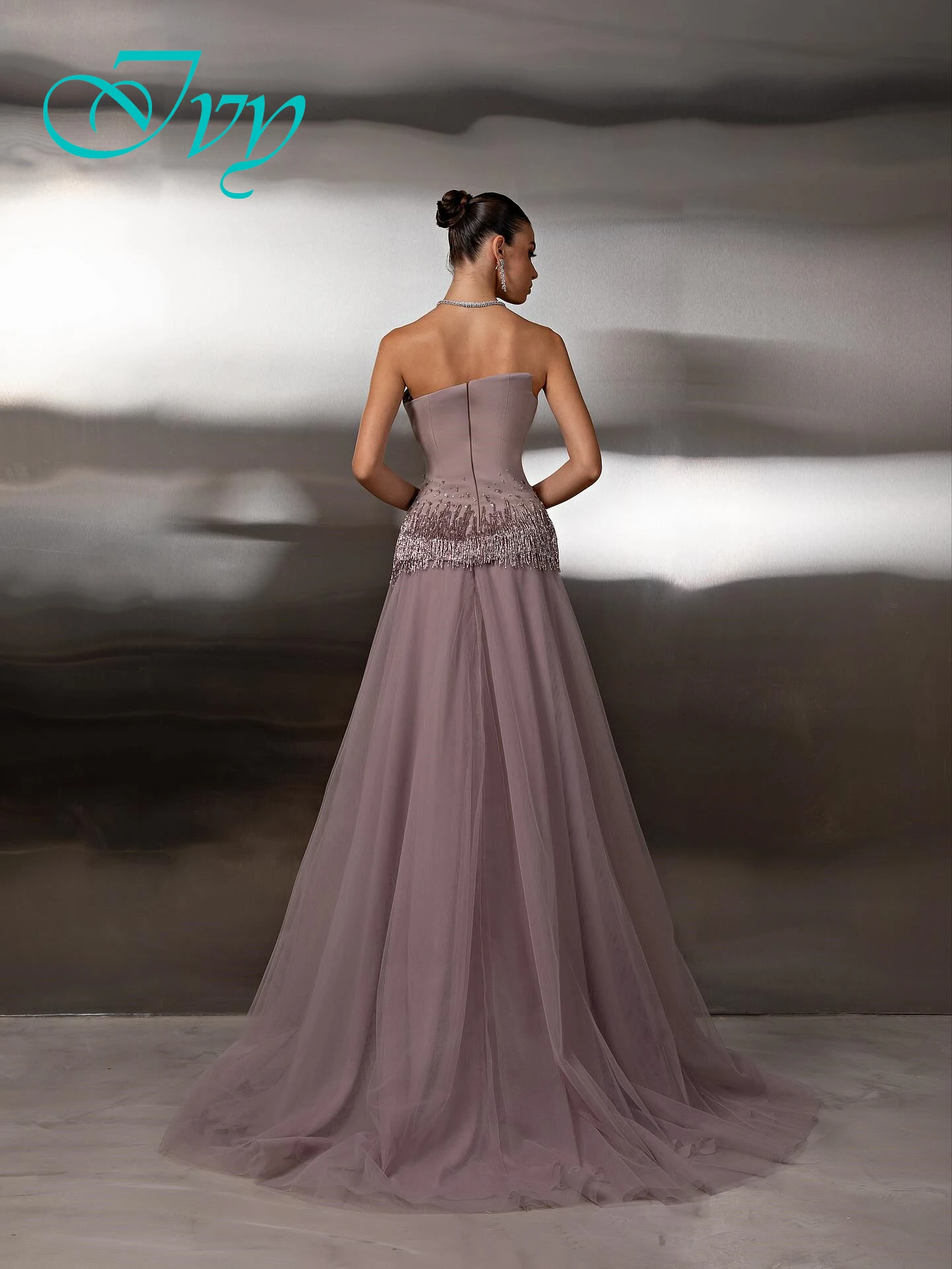 Robe de soirée élégante en mousseline de soie, personnalisée, avec traîne de balayage, Simple, sans manches, robes de bal de luxe, sans bretelles, pour occasions spéciales