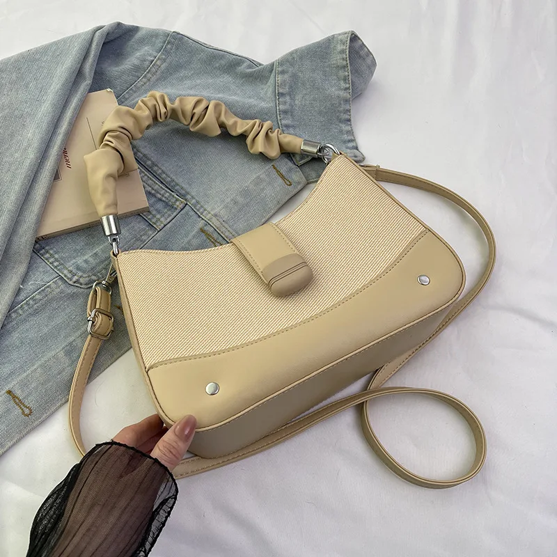 

2025 Spring Fashion! Women's Simple Handheld Underarm Crescent Bag - Versatile, High - Class Shoulder/Crossbody Design