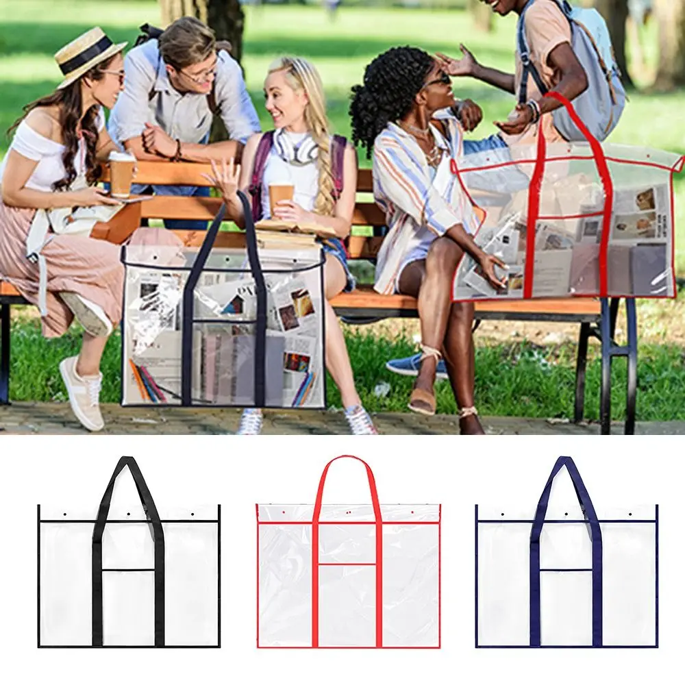 

NEW Durable Art Portfolio Bag Waterproof PVC Poster Storage Bag Large Capacity Artwork Organizer Student