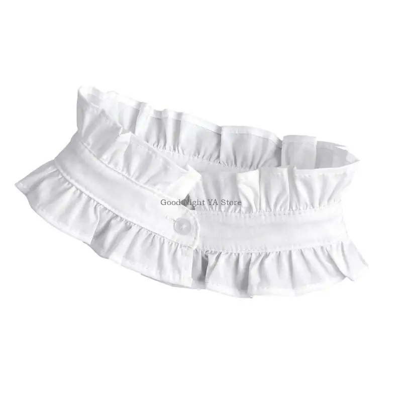  Breathable   Detachable Neckpiece  Print Victorian Lace Trim Spring  Wear