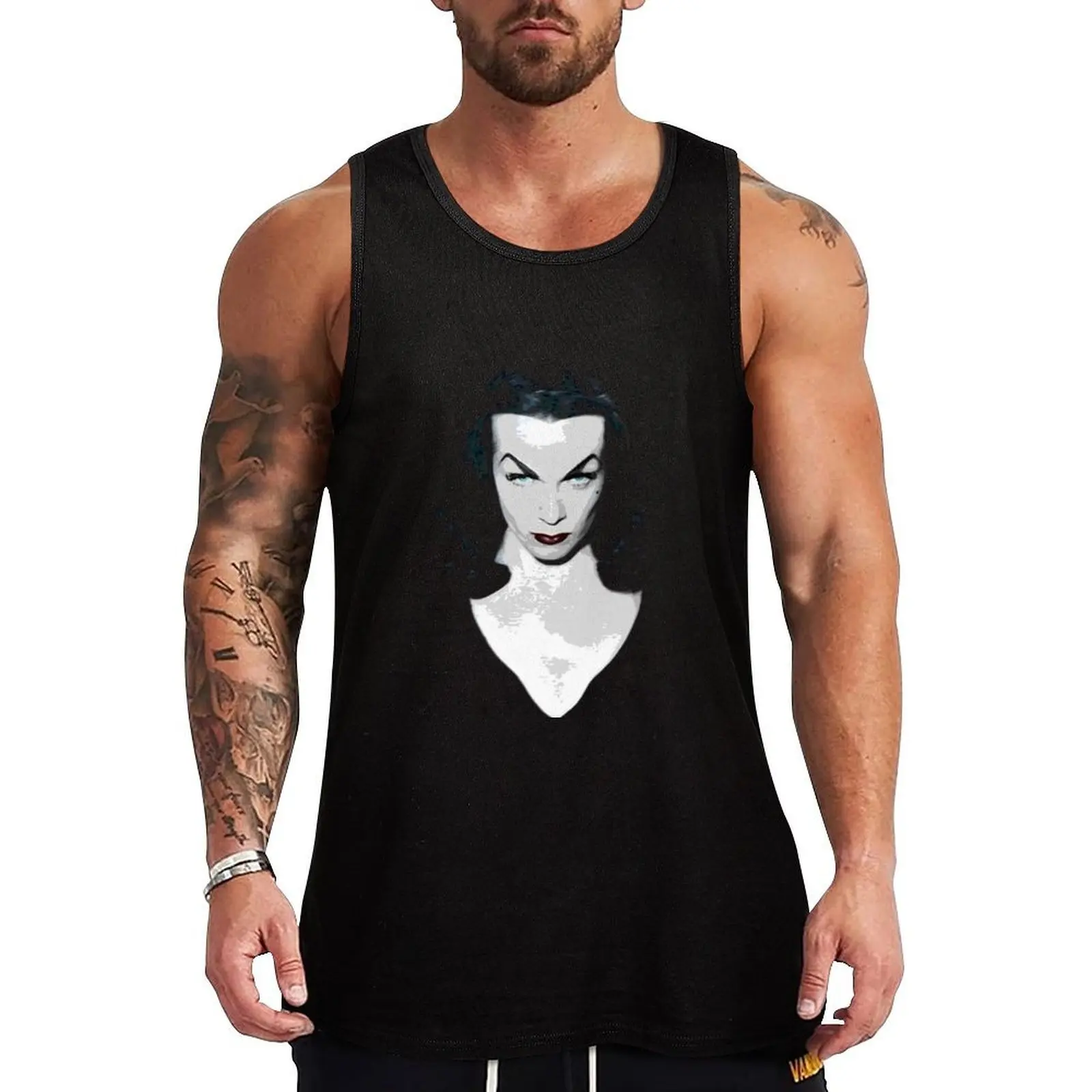 

Vampira Tank Top cotton t-shirts man sleeveless t-shirts for men Gym T-shirts for men gym