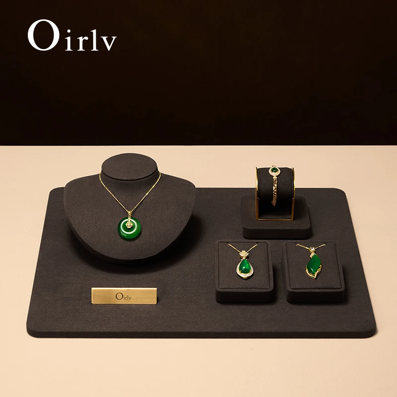 

Oirlv Jewelry Organizer Stand Display Rack - Ring Pendant Bracelet Holder Necklace Mannequin Watch Storage Solution Storage