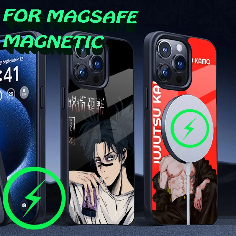 

Choso Jjk Anime Phone Case For iPhone 16,15,14,13,12,11,Plus,Pro,Max Mini Magsafe Magnetic Wireless Charging