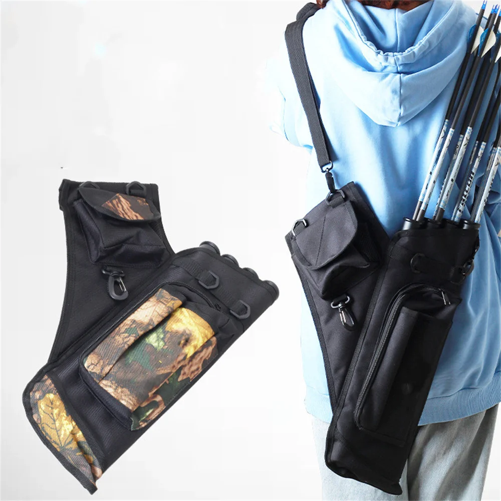 

Four Tube Arrow Bag Archery Quiver Arrow Back Quiver Hunting Arrow Organizerwaist Quiver Large Capacity Arrow Pot
